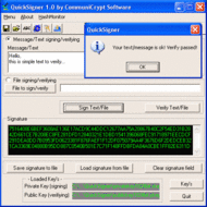 QuickSigner screenshot